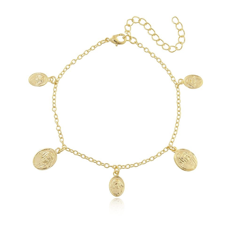 Pst-1920-Fo Pulseira Medalhas Santa Dulce Dos Pobres