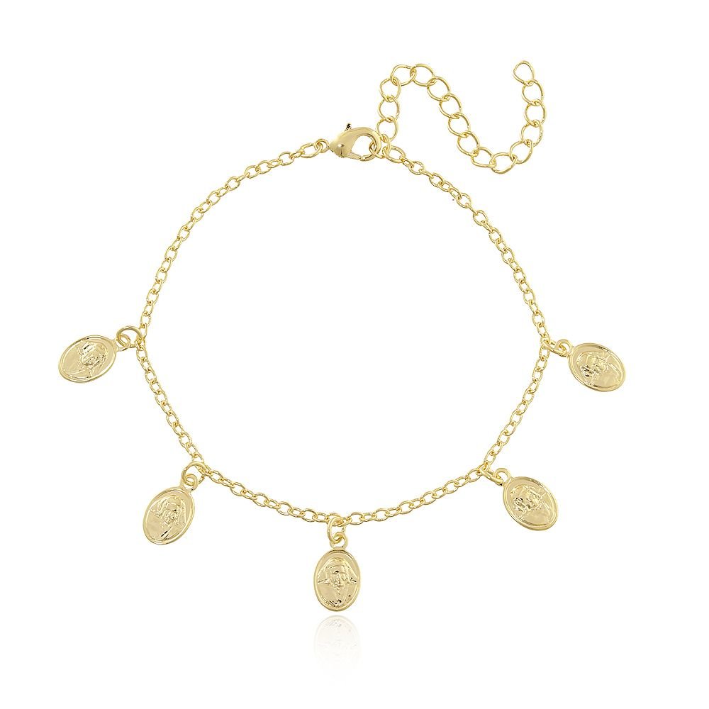 Pst-1921-Fo Pulseira Medalhas Santa Dulce Dos Pobres