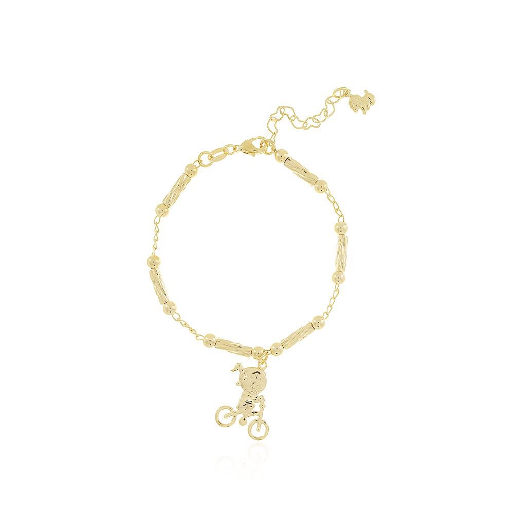 Pst-2241-Fo - Pulseira Menininha Na Bicicleta