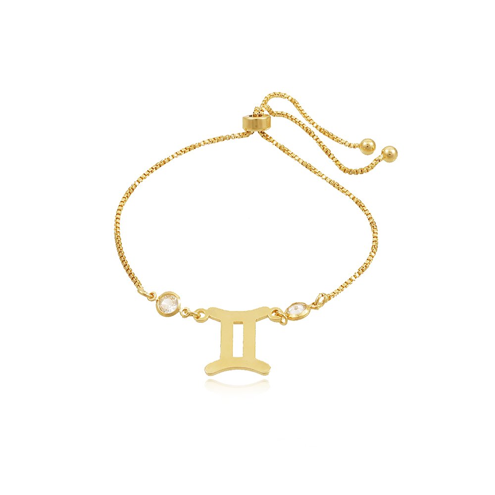 Pst-2469-Fo Gêmeos Pulseira Gravatinha Signos