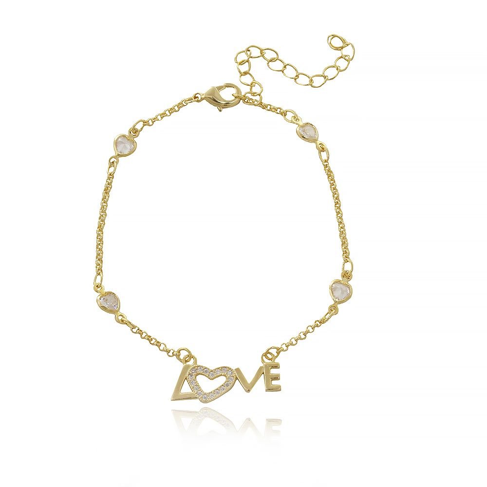 Pst-2521-Fo Pulseira Love Com Zircônias