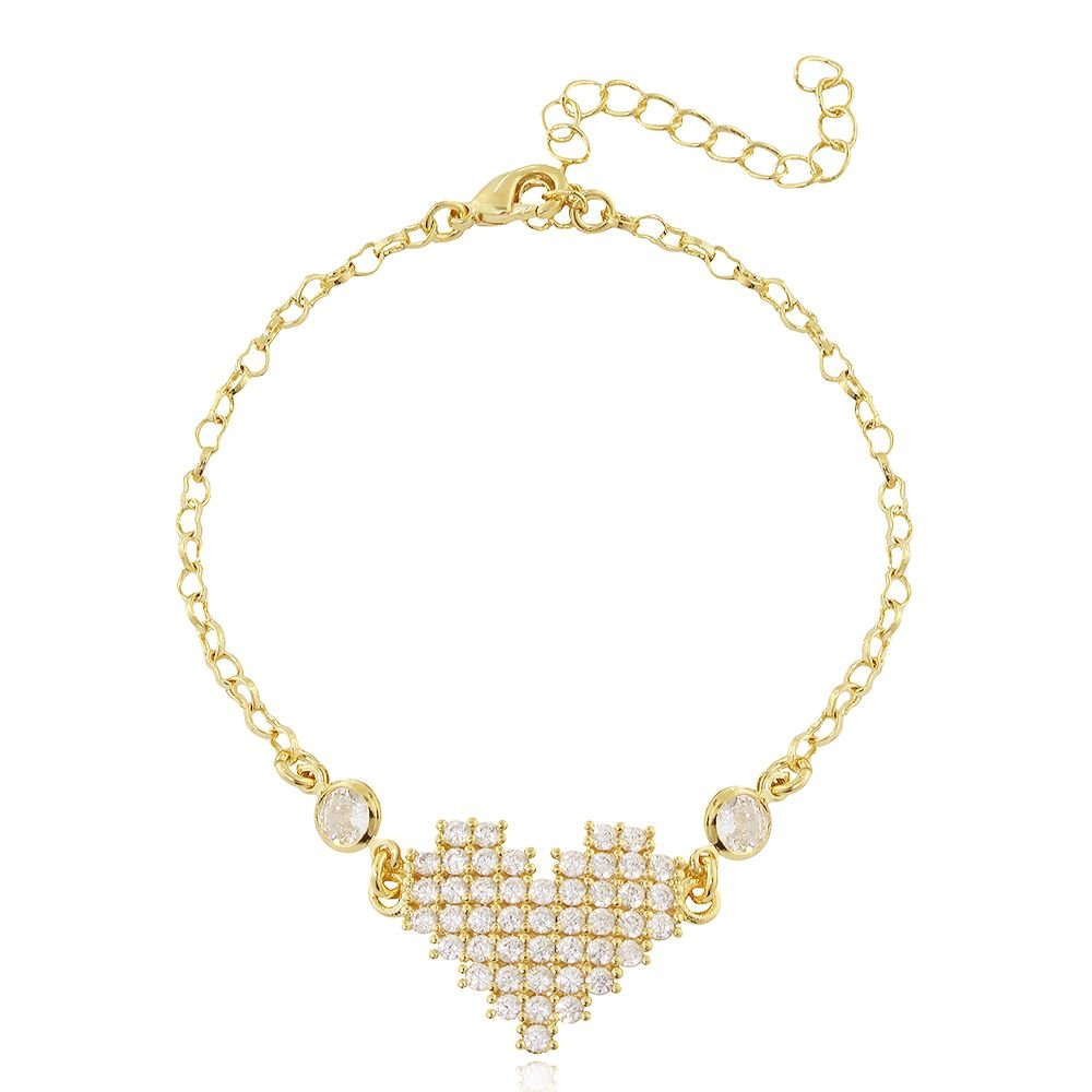 Pst-2650-Fo Pulseira De Coração