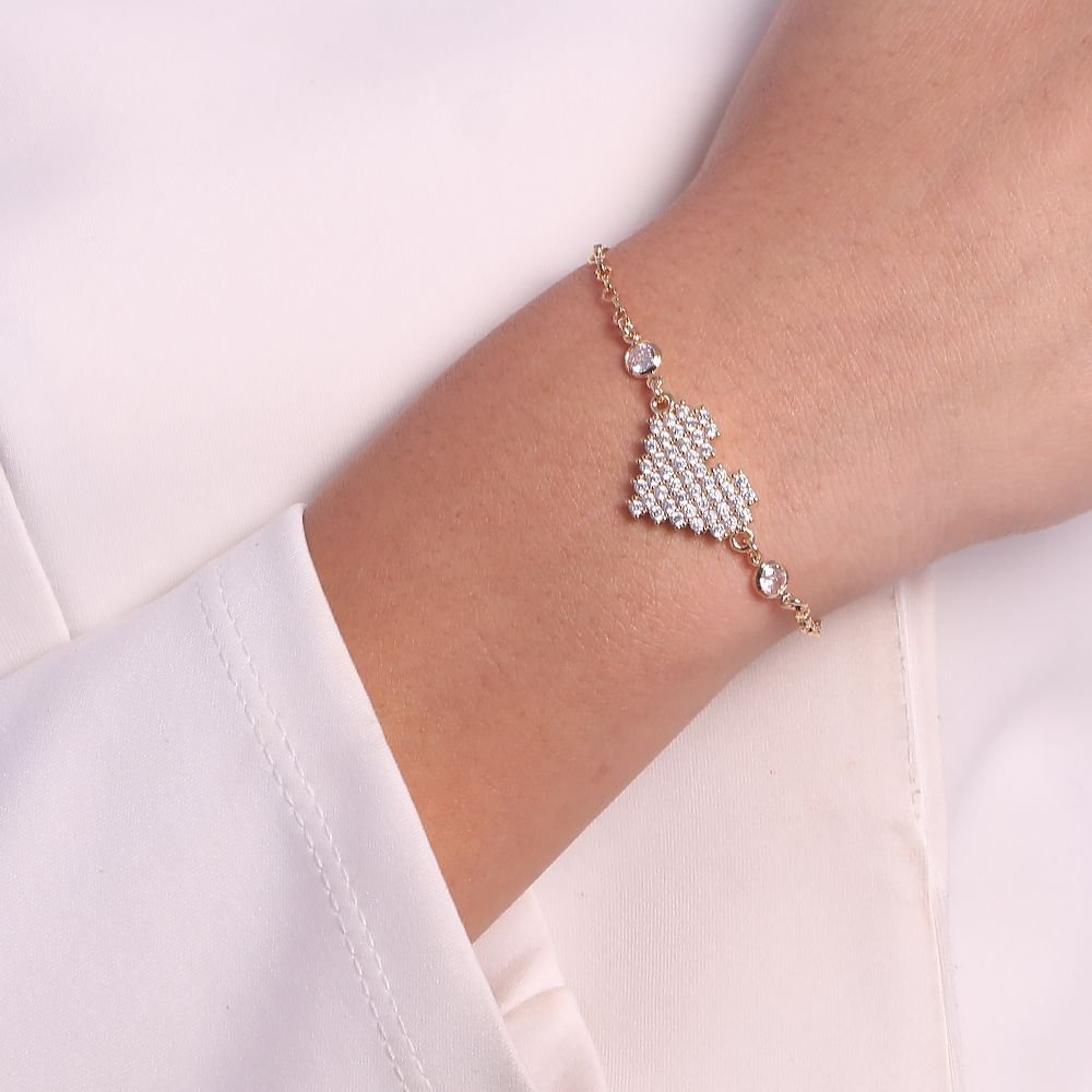 Pst-2650-Fo Pulseira De Coração