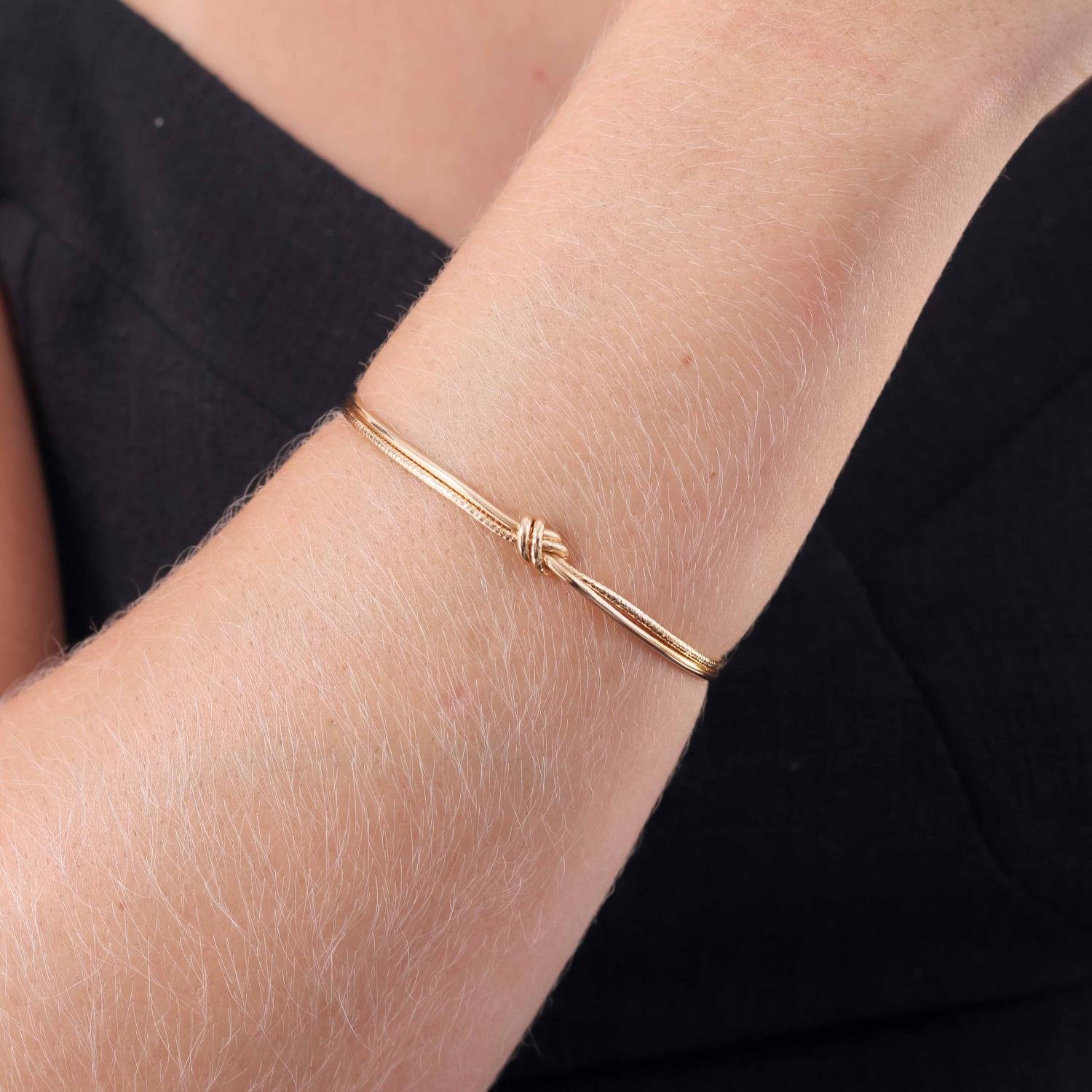 Pst-2661-Fo Bracelete Detalhado De Nó.