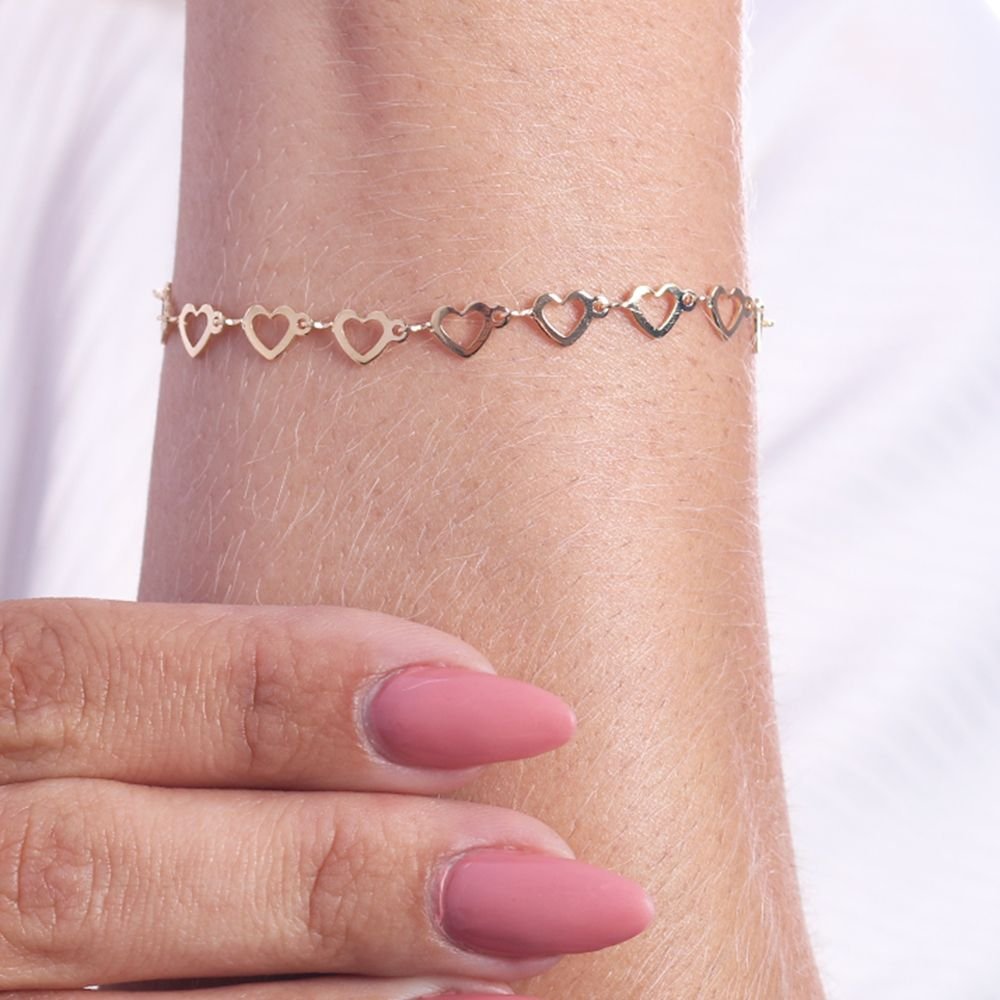 Pst-2719-Fo Pulseira De Coração