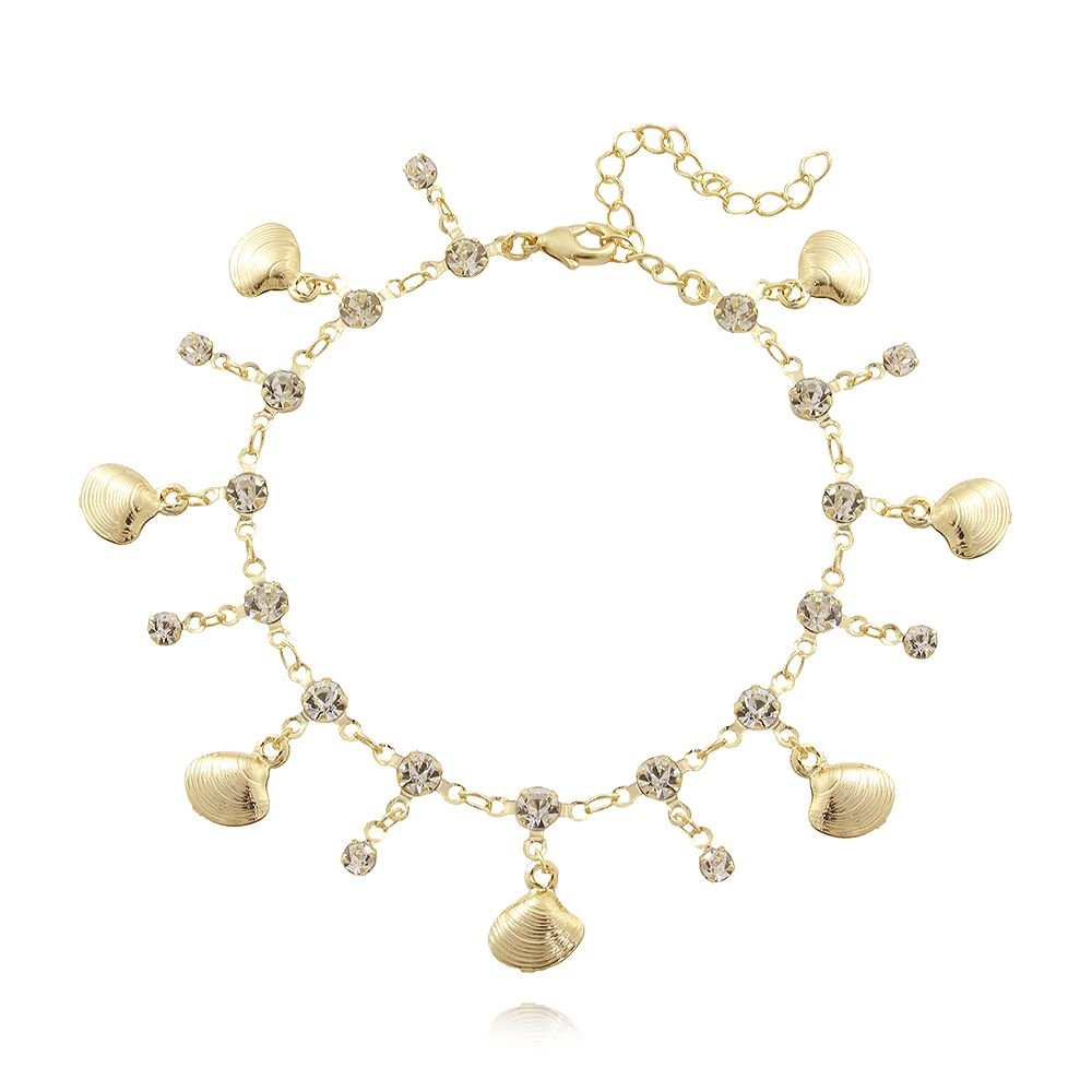Pst-2729-Fo Pulseira De Conchas E Pontos De Luz