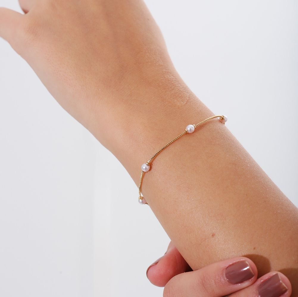 Pst-2731-Fo Pulseira De Pérolas