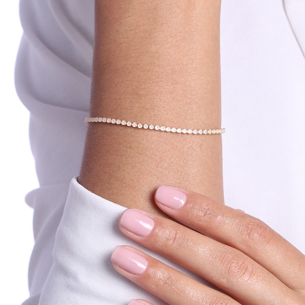 Pst-2749-Fo Pulseira De Riviera Azul