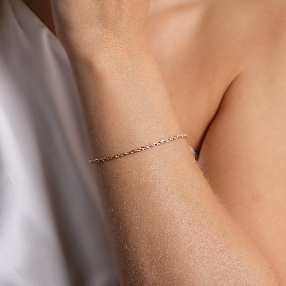 Pst-2757-Fo Pulseira De Cordão Baiano (2mm)