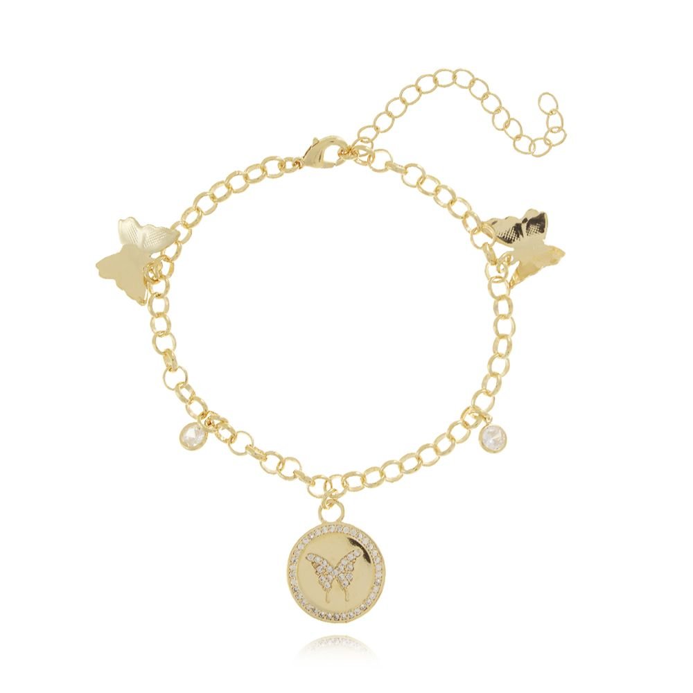 Pst-2784-Fo Pulseira De Borboletas