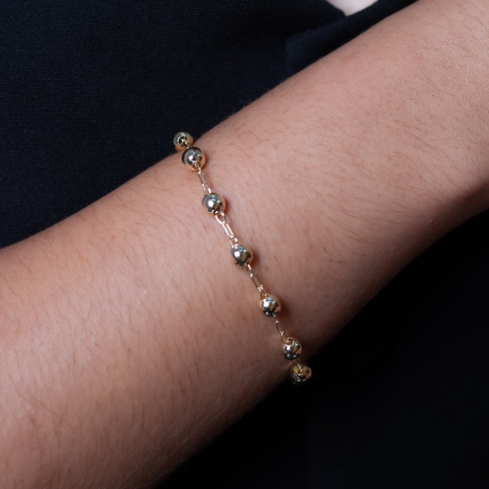Pst-2794-Fo Pulseira De Bolinhas.