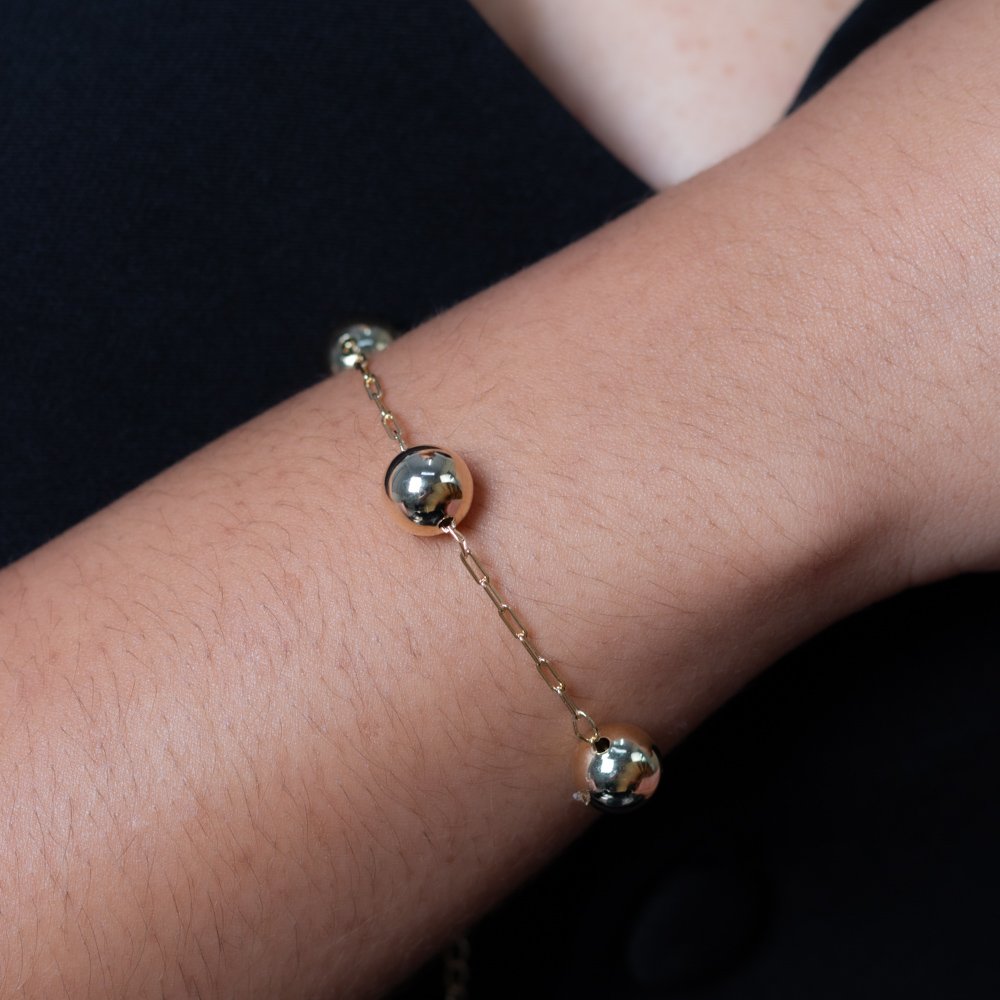 Pst-2799-Fo Pulseira De Bolinhas.