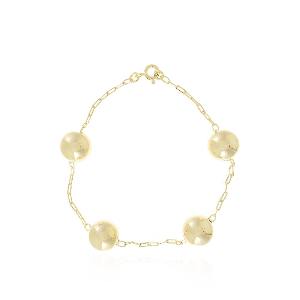 Pst-2801-Fo Pulseira De Bolinhas (12mm)