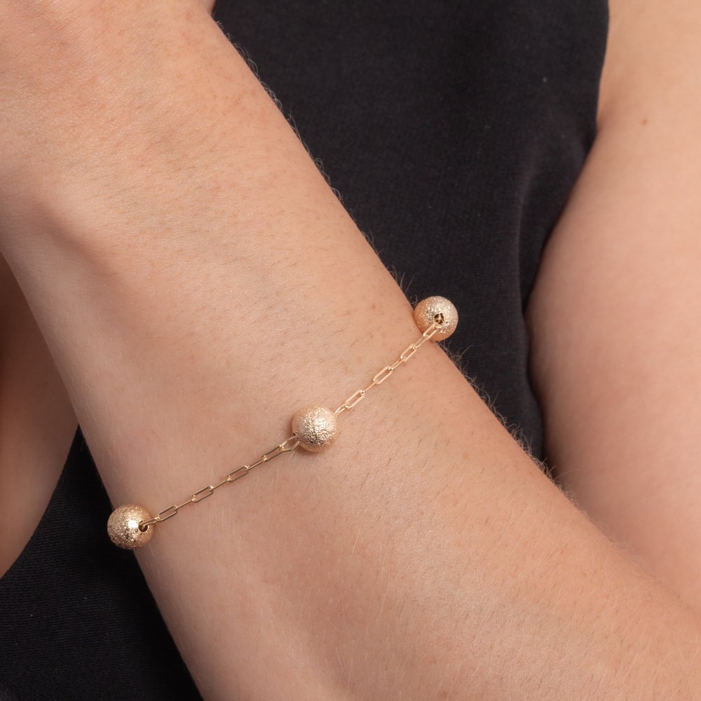Pst-2803-Fo Pulseira De Bolinhas