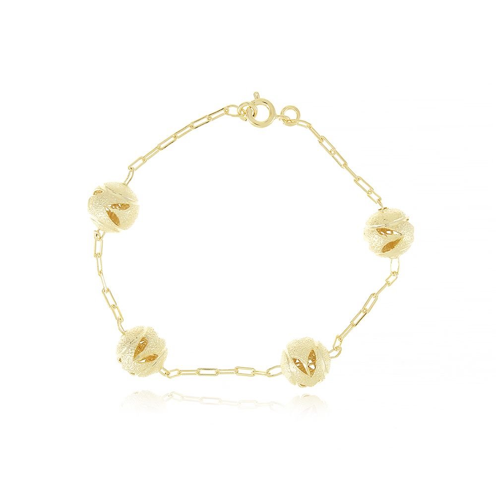Pst-2804-Fo Pulseira Com Bolinhas