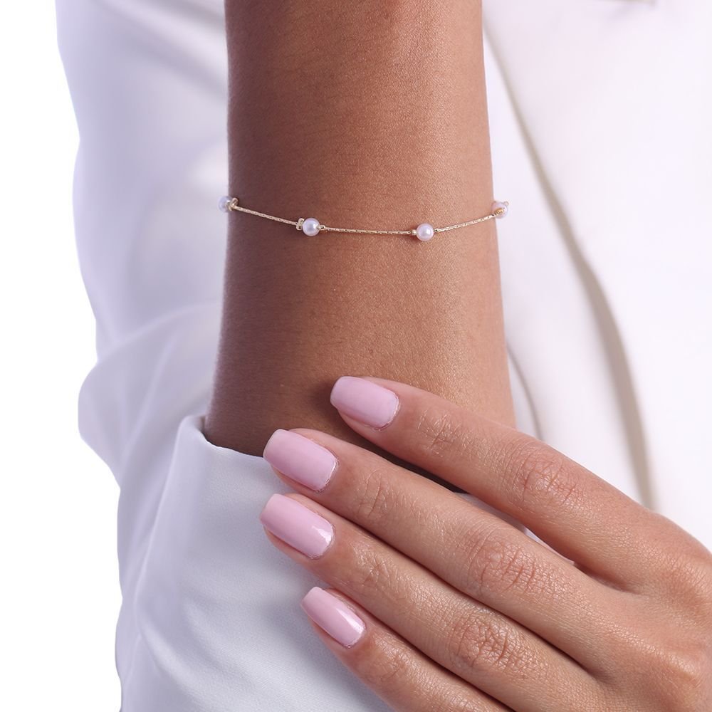 Pst-2807-Fo Pulseira Pérola