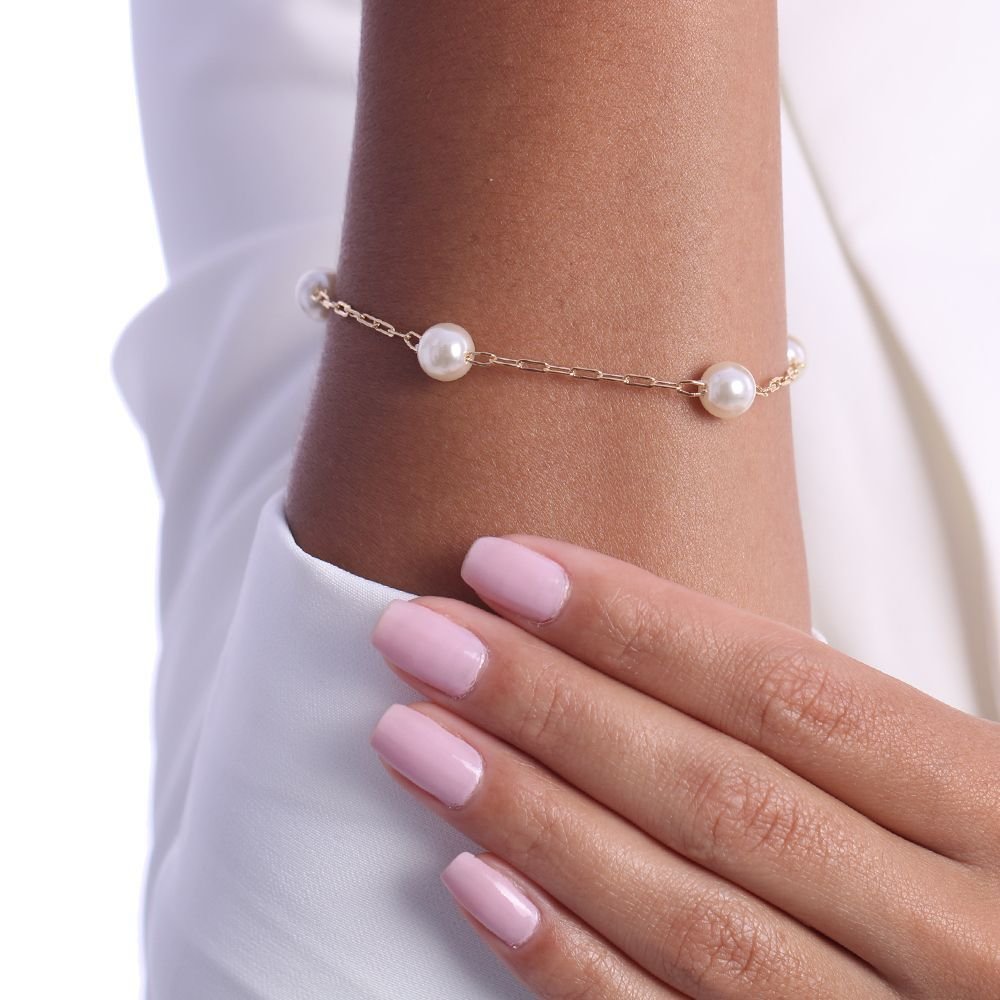 Pst-2811-Fo Pulseira Pérola 
