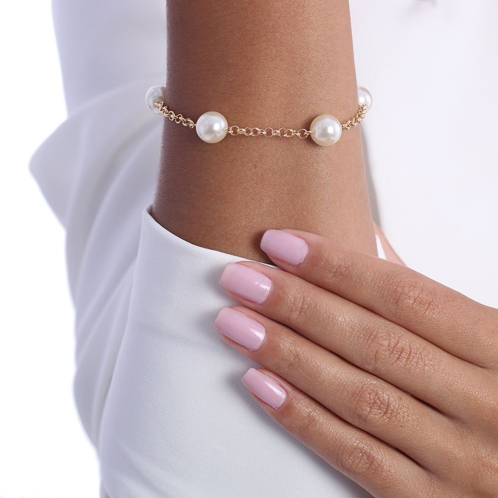 Pst-2818-Fo Pulseira De Pérolas