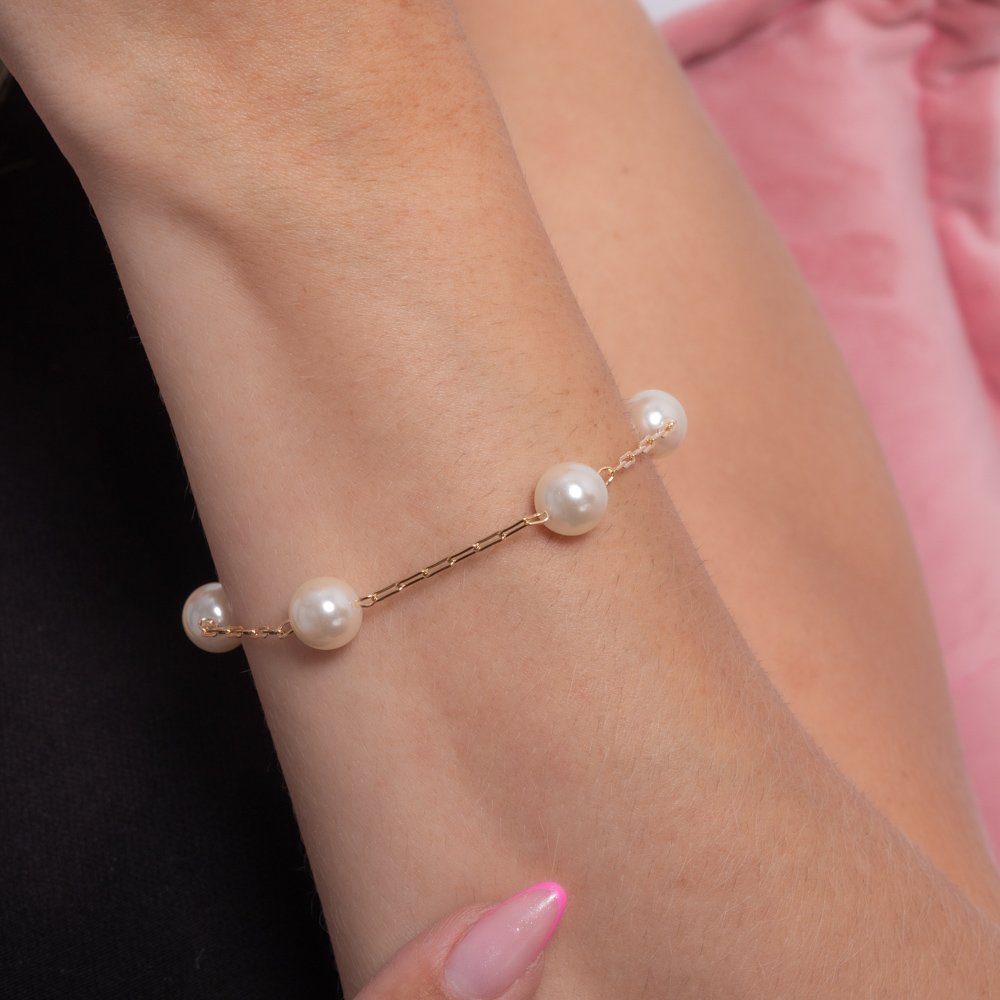 Pst-2819-Fo Pulseira Pérolas