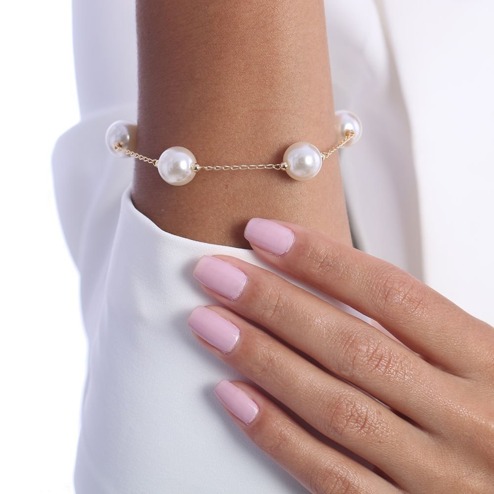 Pst-2820-Fo Pulseira Pérolas