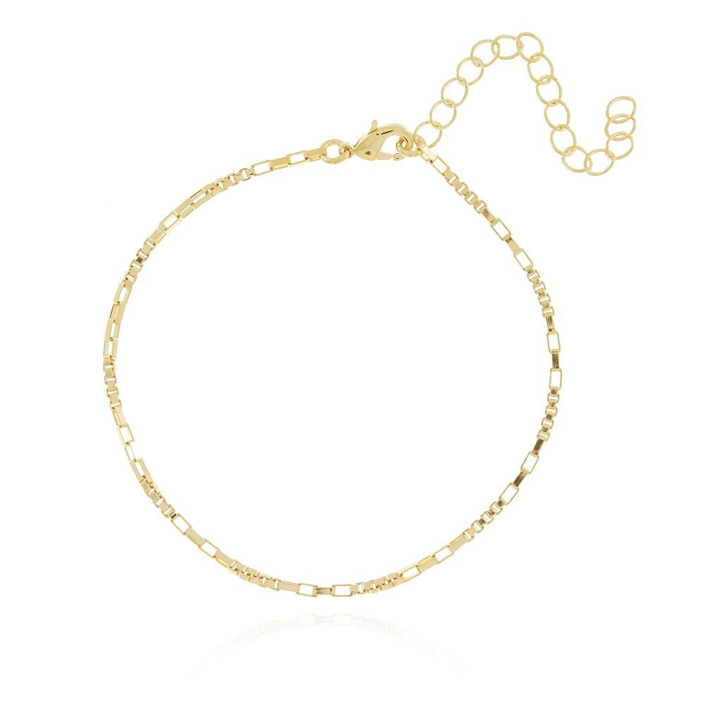 Pst-2847-Fo Pulseira Mini Elos Quadrados