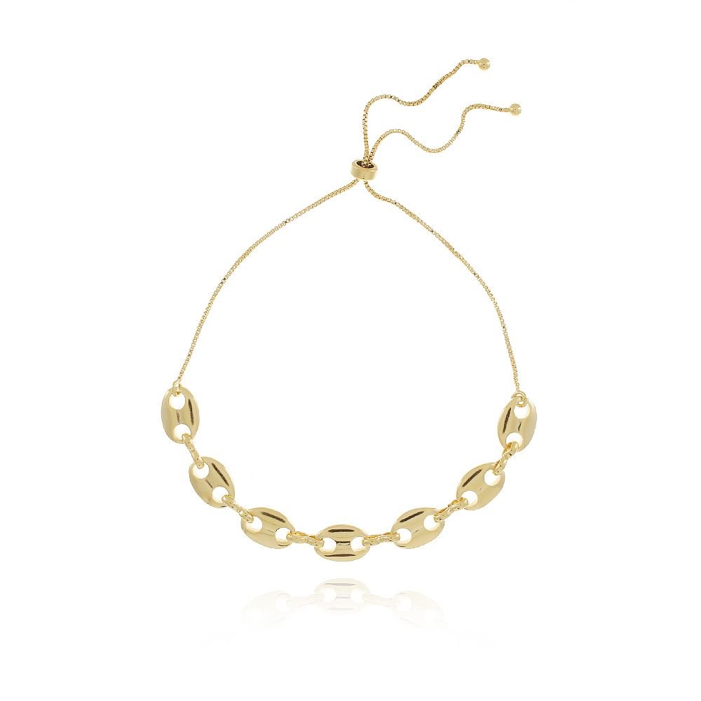 Pst-2853-Fo Pulseira Ajustável De Lacres