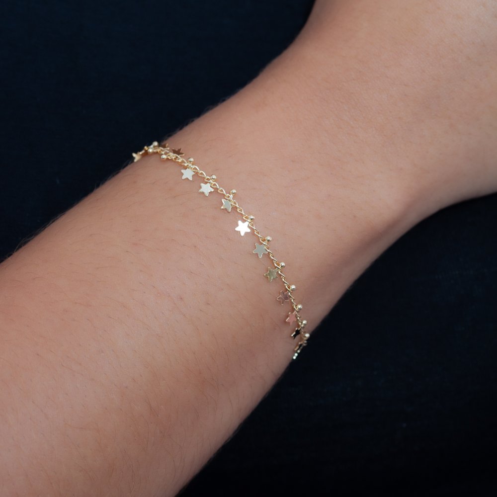 Pst-2863-Fo Pulseira De Estrelinhas