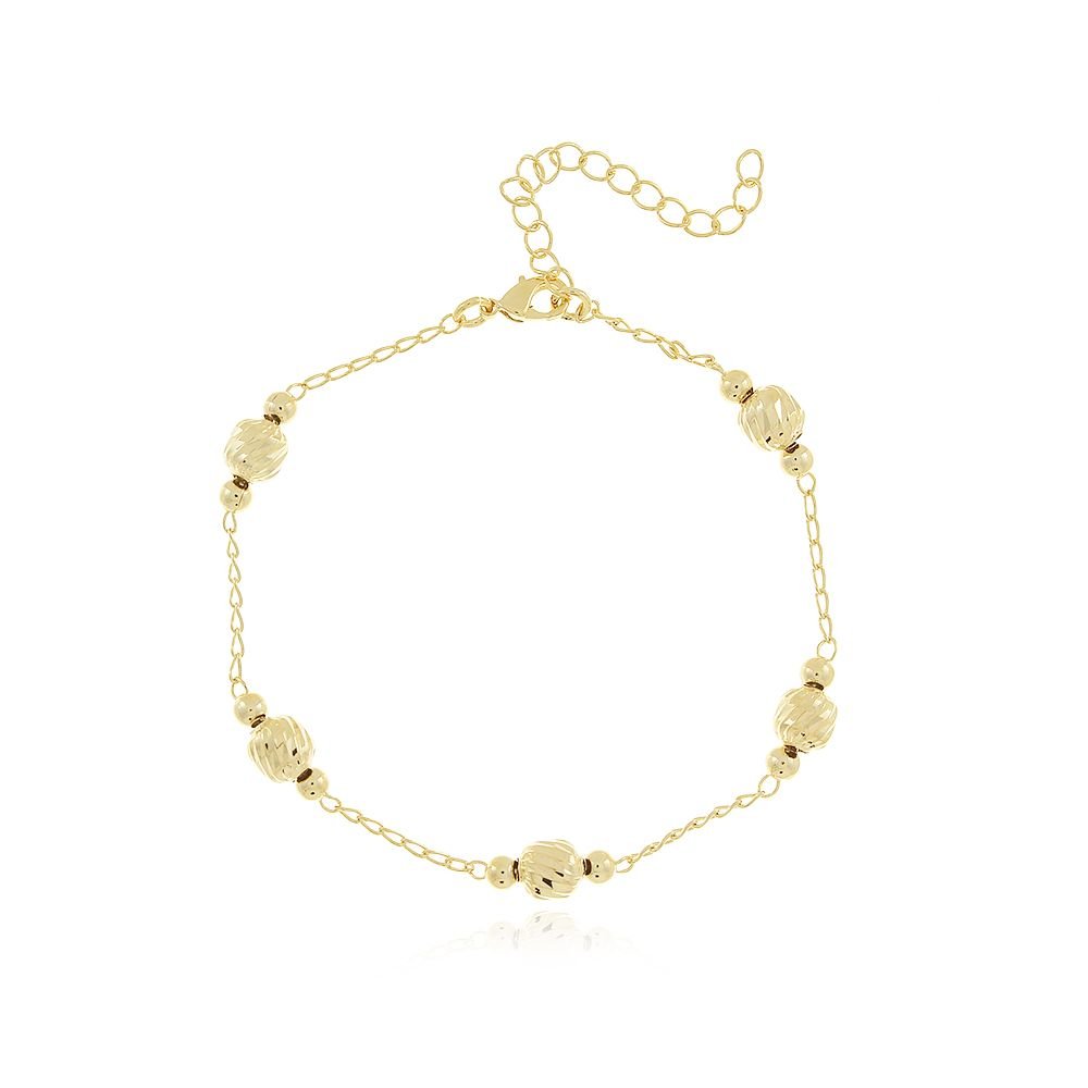 Pst-2873-Fo Pulseira De Bolinhas Lisas