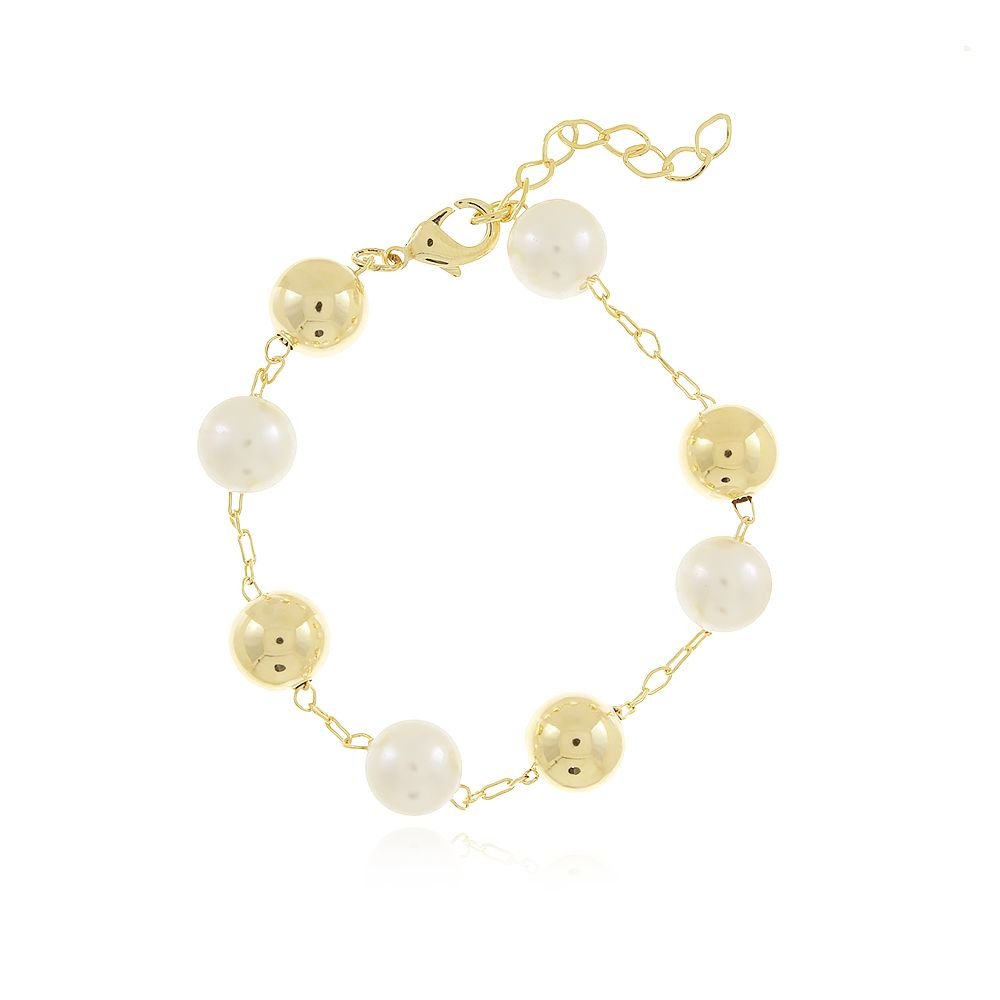 Pst-2875 Pulseira De Pérolas E Bolinhas
