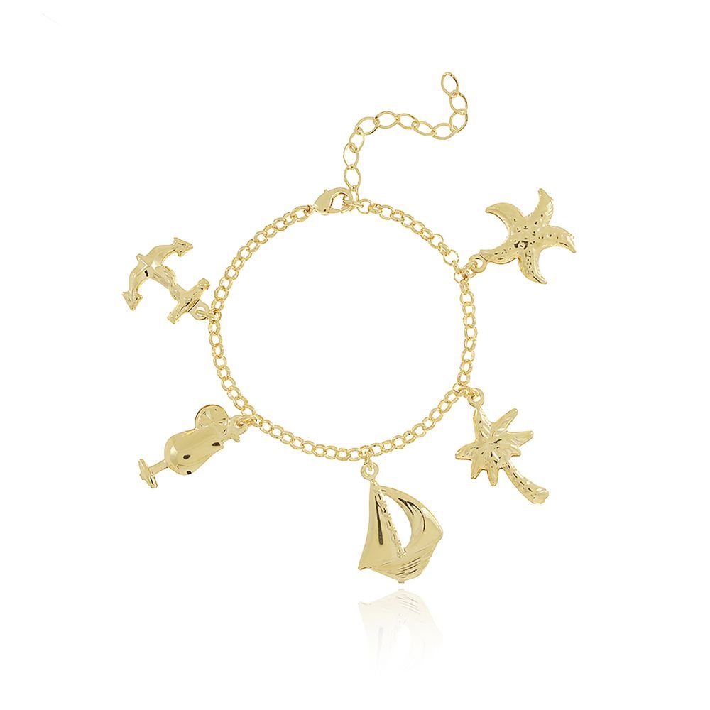 Pst-2881-Fo Pulseira De Pingentes Marinhos