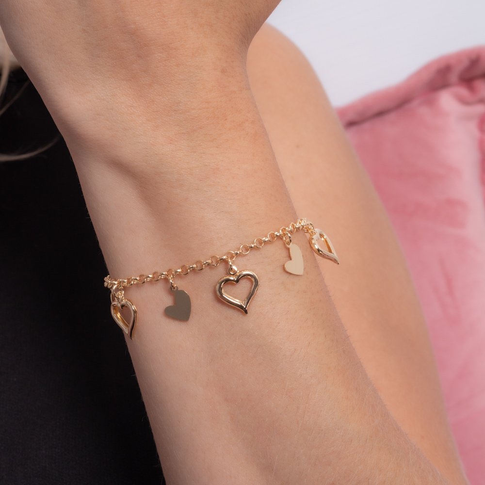 Pst-2896-Fo Pulseira De Corações