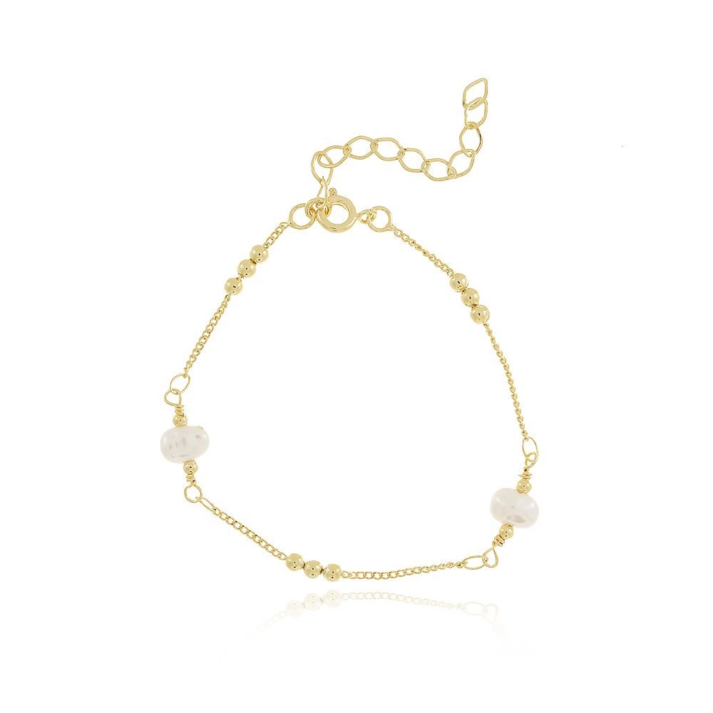 Pst-2899-Fo Pulseira De Pérolas E Bolinhas