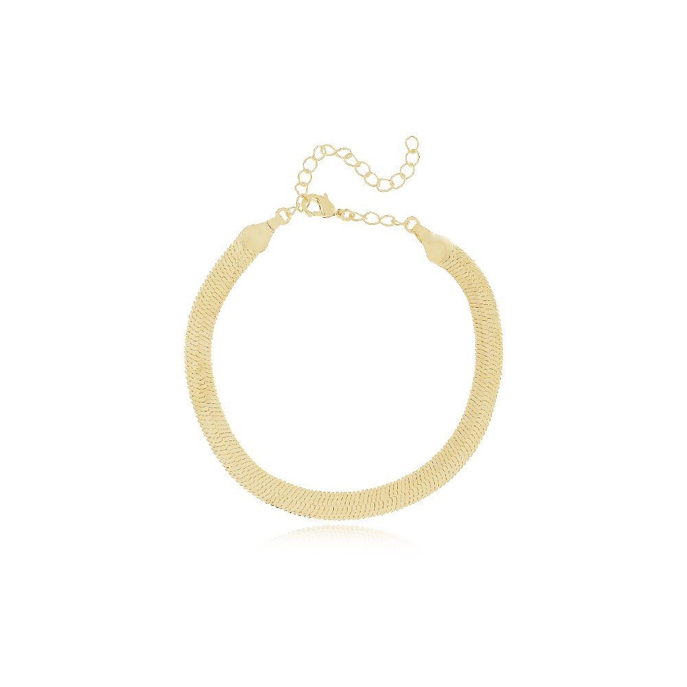 Pst-2913-Fo Pulseira De Fita Laminada (6mm)