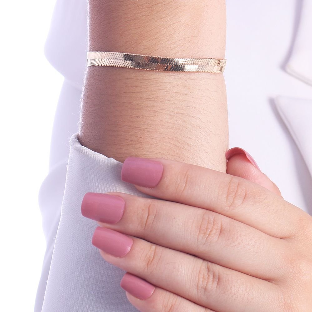Pst-2913-Fo Pulseira De Fita Laminada (6mm)