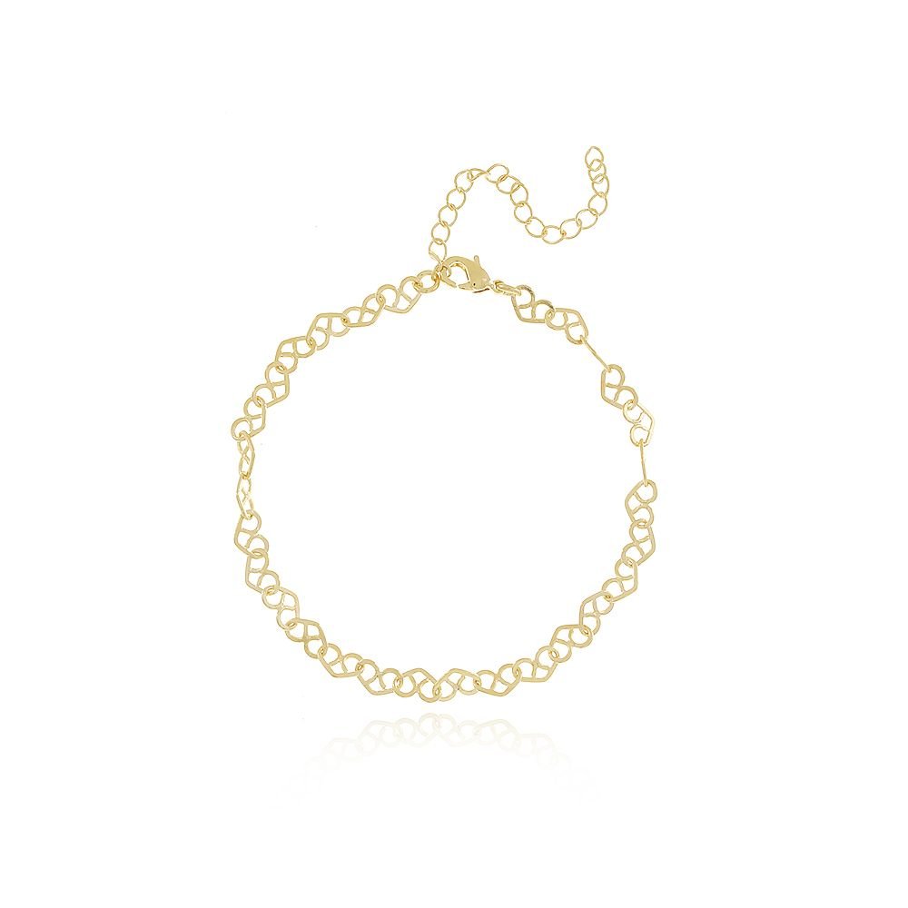 Pst-2915-Fo Pulseira De Mini Corações