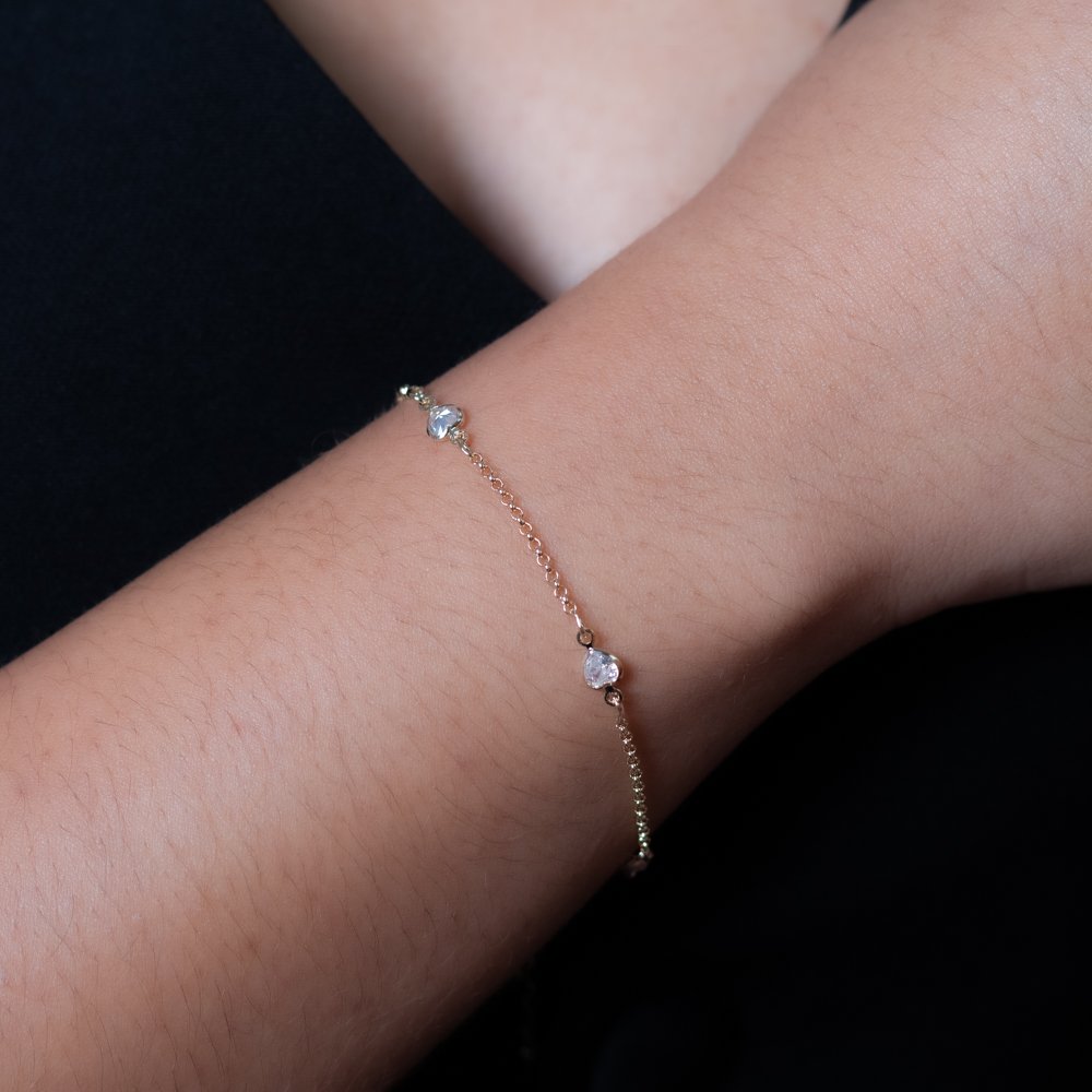Pst-2917-Fo Pulseira Com Zircônias Cristais.