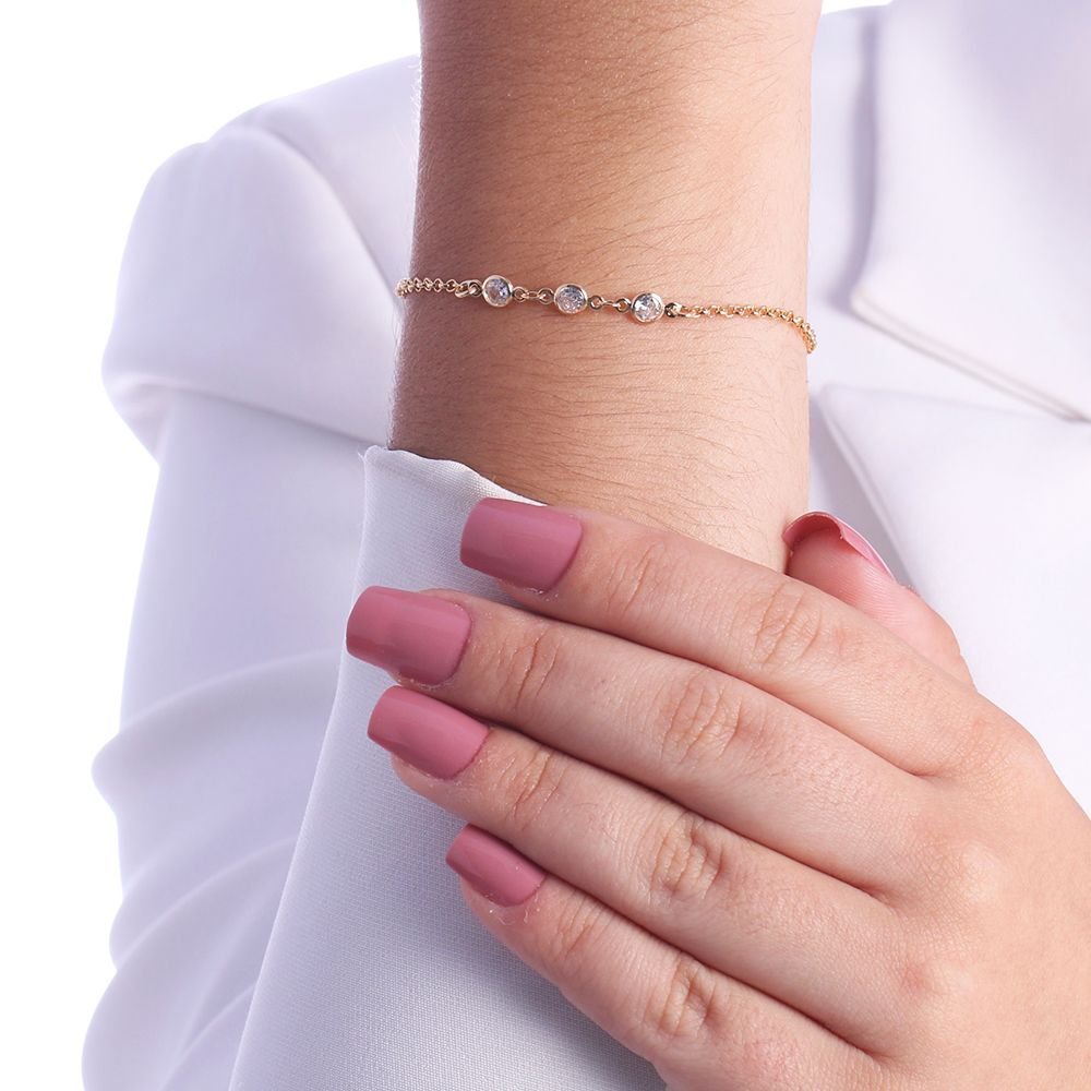 Pst-2919-Fo Pulseira De Zircônias