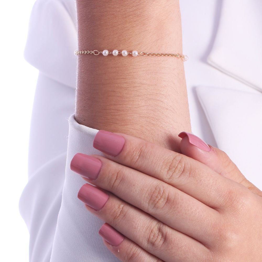 Pst-2924-Fo Pulseira De Pérolas