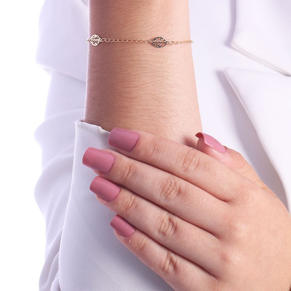 Pst-2937-Fo Pulseira De Folhas