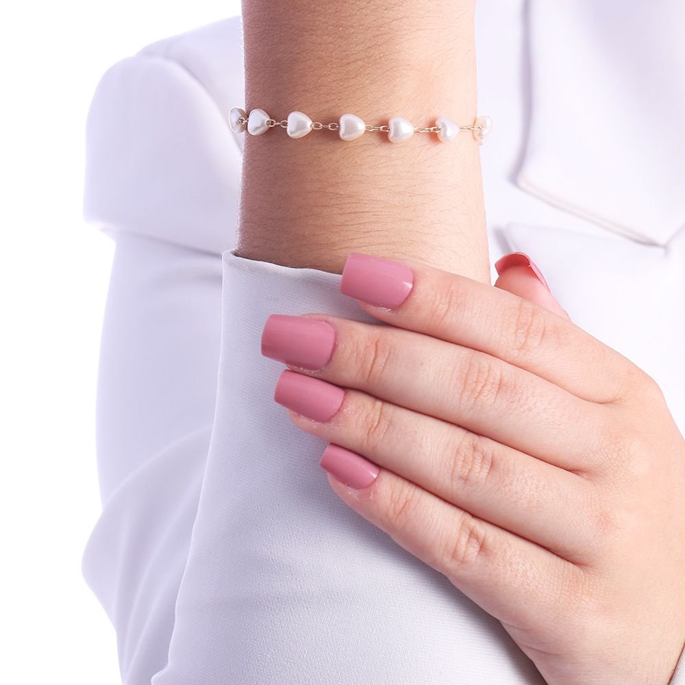 Pst-2939-Fo Pulseira De Pérolas De Corações