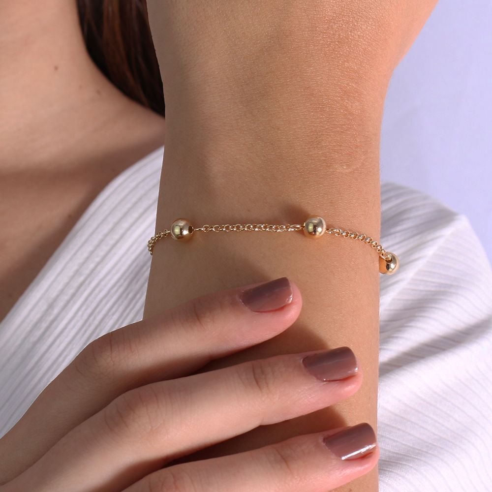 Pst-2962-Fo Pulseira De Bolinhas (6mm)