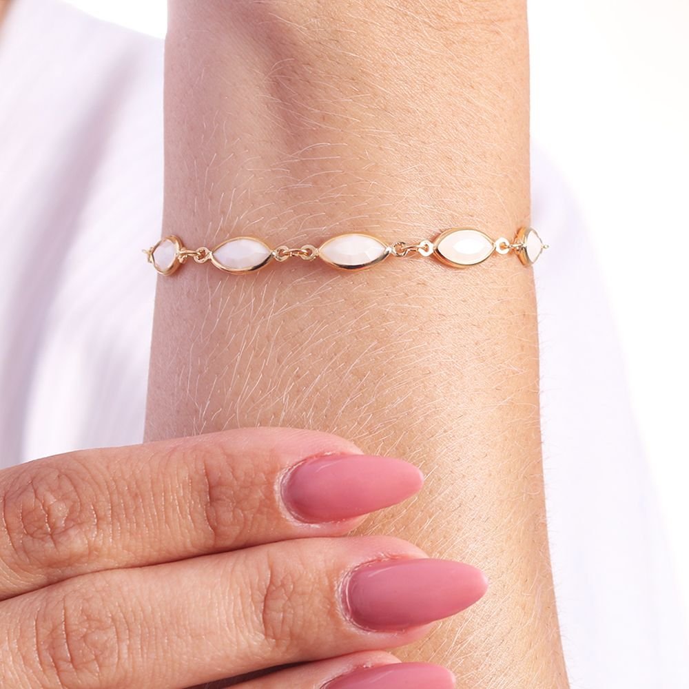 Pst-2967-Fo Pulseira De Pérolas