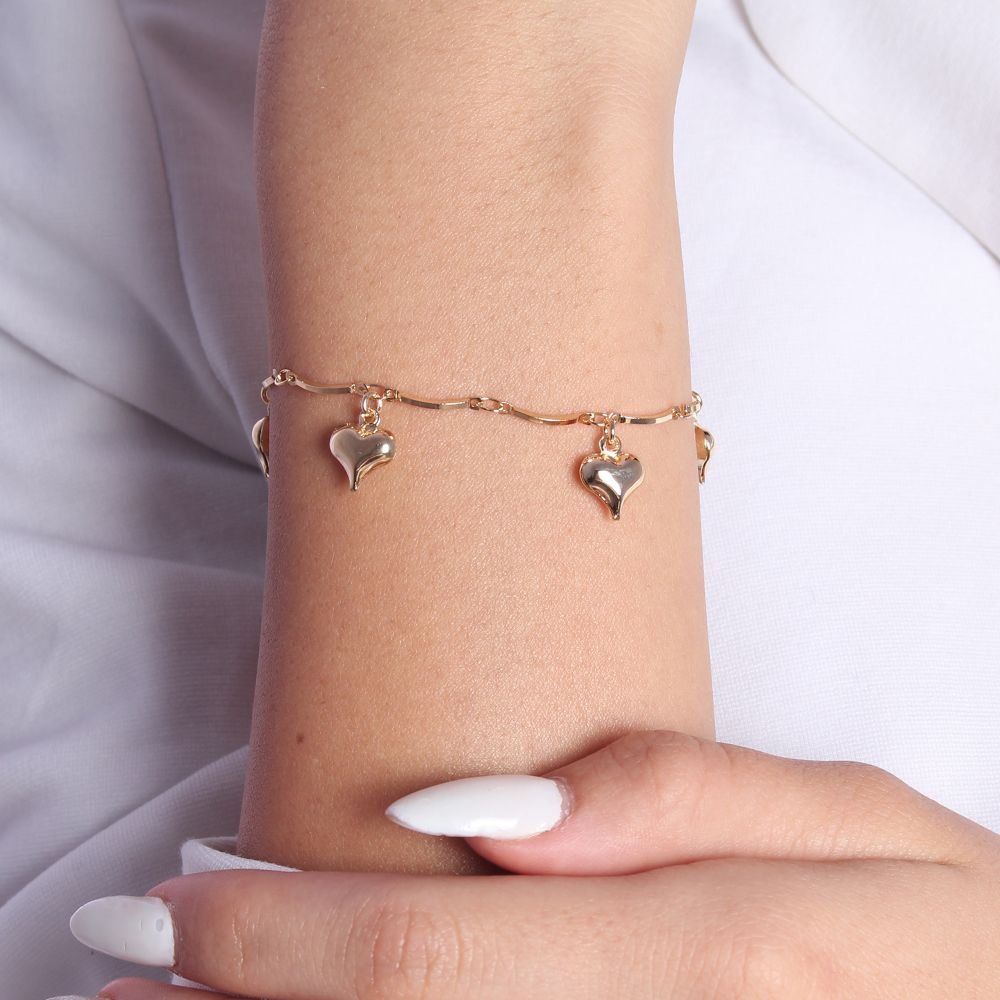 Pst-3050-Fo Pulseira De Corações