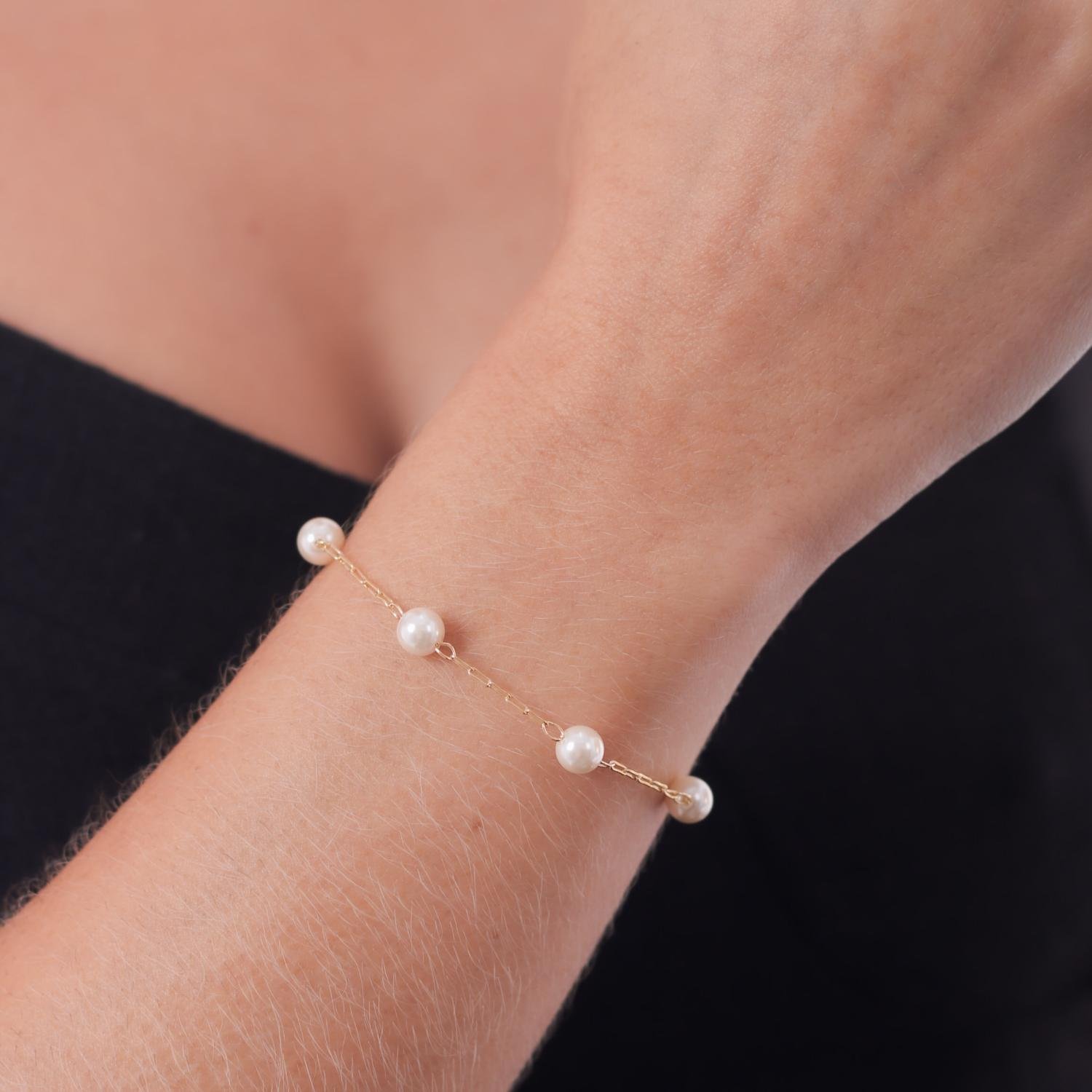 Pst-3130-Fo Pulseira De Pérolas