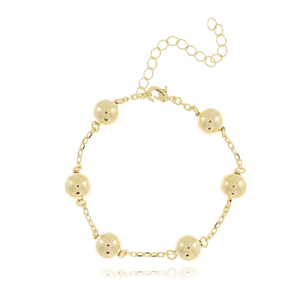 Pst-3147-Fo Pulseira De Bolinhas