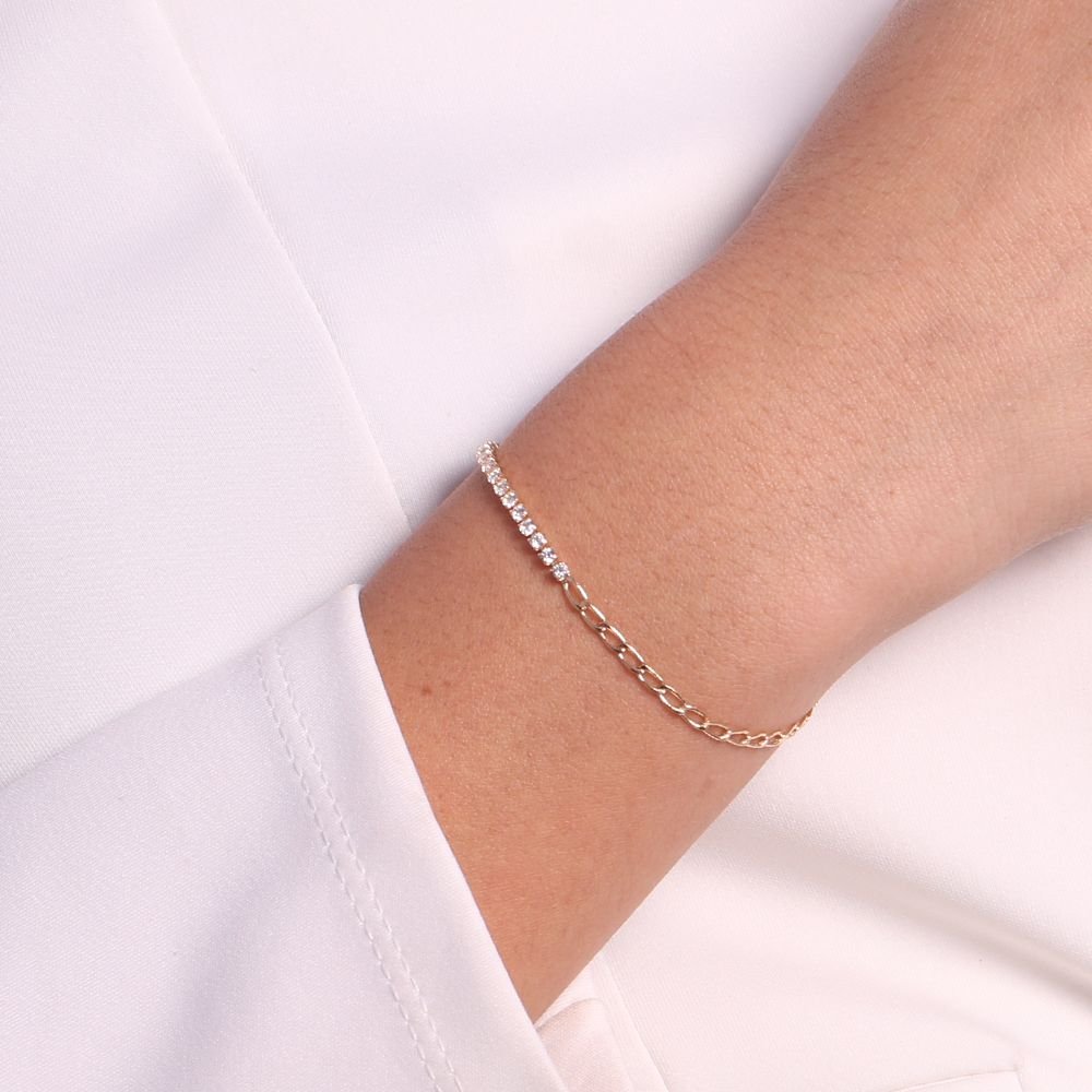 Pst-3194-Fo Pulseira Cravejada
