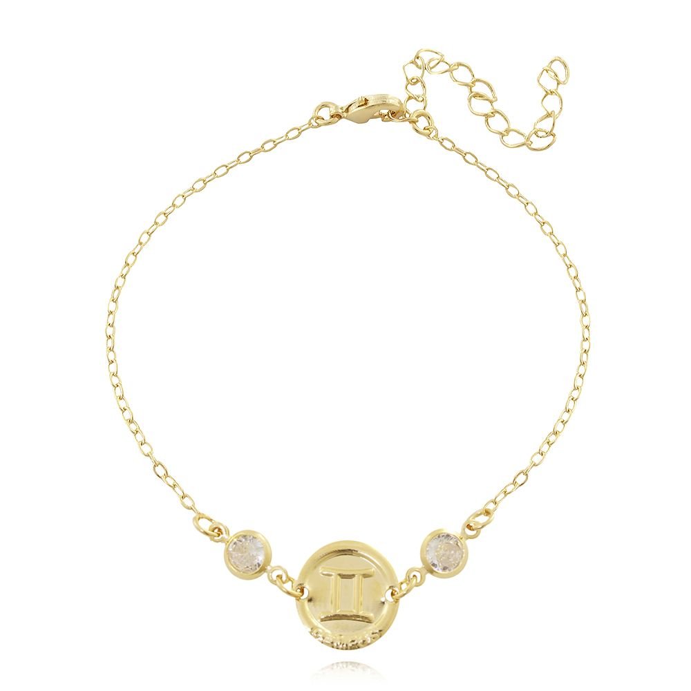 Pst-3207-Fo Pulseira Signo De Gêmeos