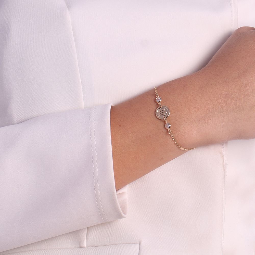 Pst-3210-Fo Pulseira Signo De Virgem