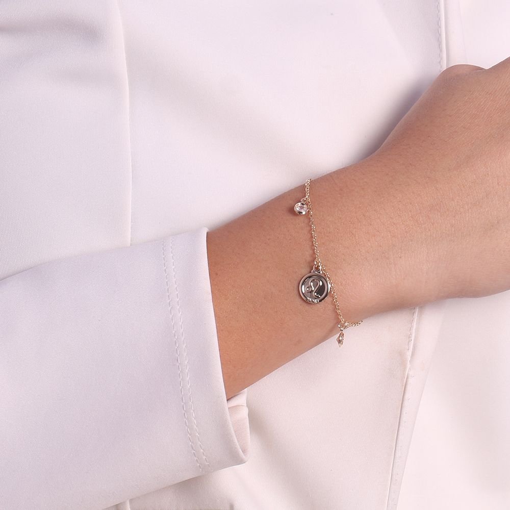 Pst-3221-Fo Pulseira Signo De Leão