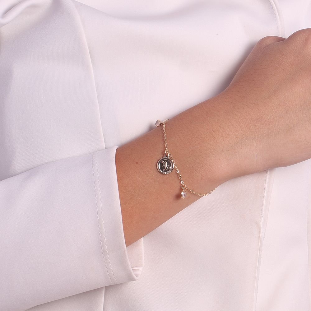 Pst-3226-Fo Pulseira Signo De Capricórnio